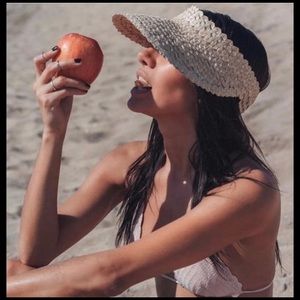 Straw sun visor / Free size